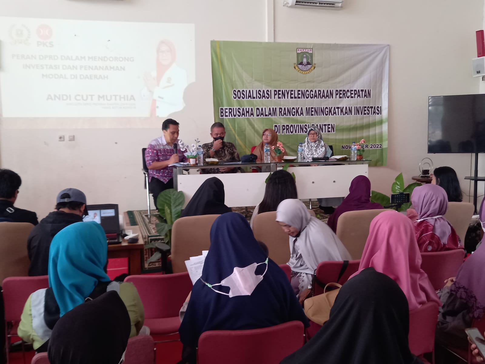 Ciptakan Ekosistem Investasi yang Mudah dan Ramah, DPMPTSP Provinsi Banten Sosialisasikan  Perizinan Berbasis 