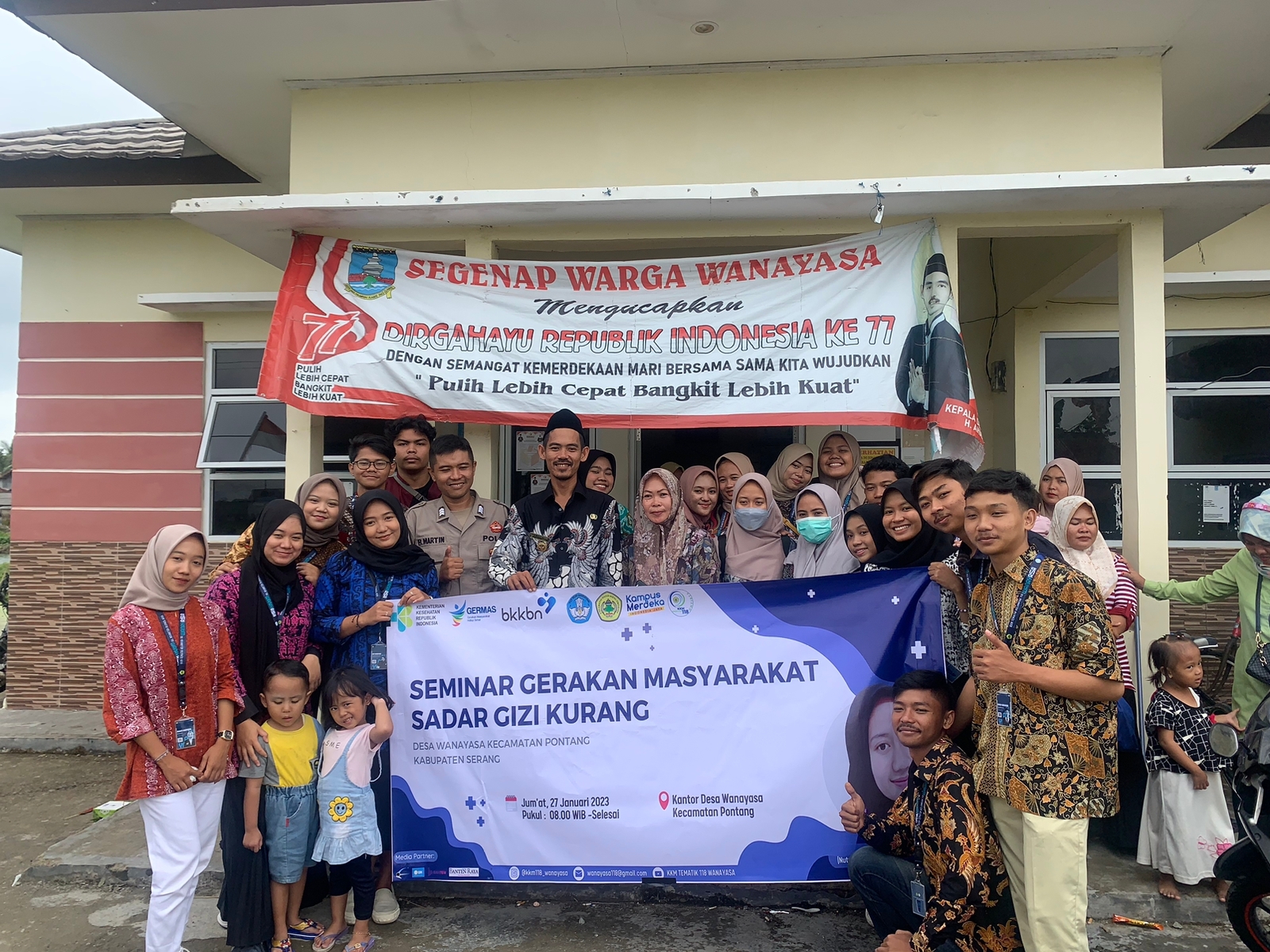 Mahasiswa Untirta Datangkan Ahli Gizi ke Desa Wanayasa Kabupaten Serang