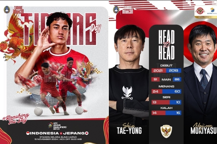 Link Live Streaming Hari Ini Timnas Indonesia Vs Jepang dalam Kualifikasi Piala Dunia Zona Asia 2026