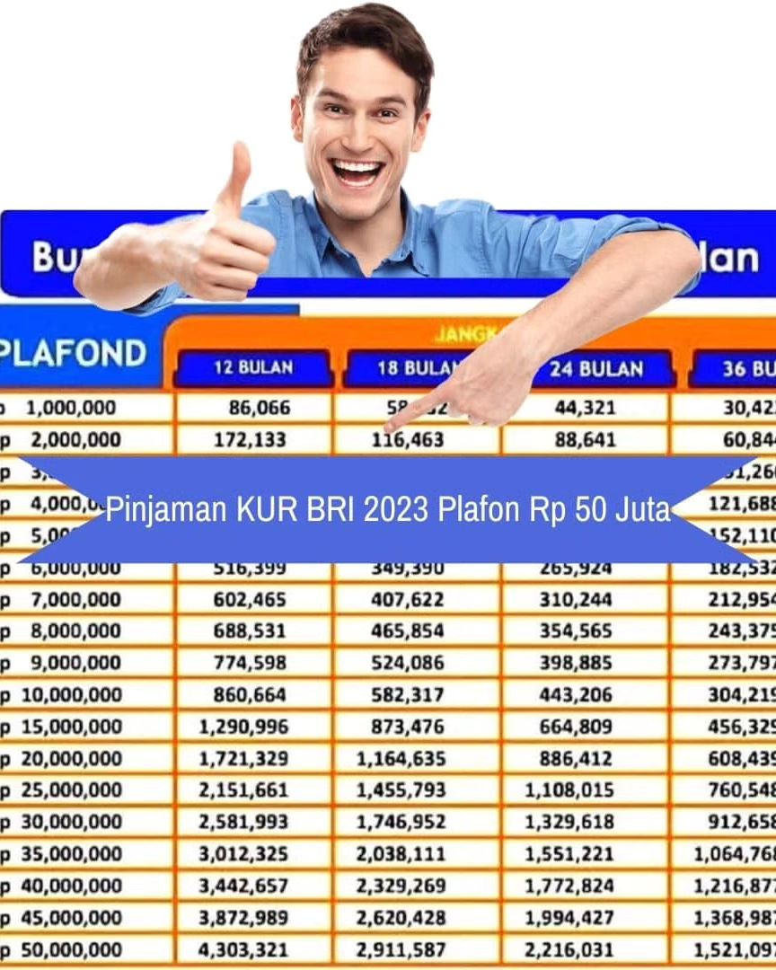 Pinjaman KUR BRI 2023 Rp30 Juta Dengan Jumlah Angsuran Rp500 Ribuan dan Bunganya Rendah, Simak Perysaratannya