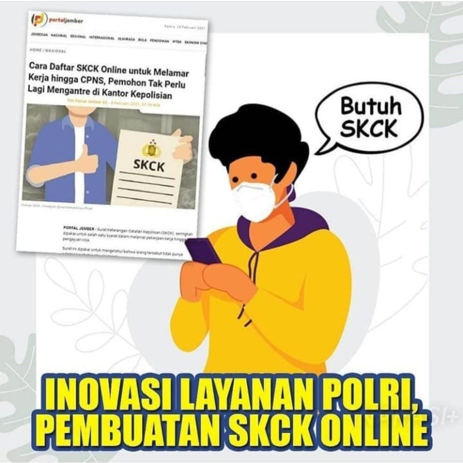 Tak Perlu Datang ke Kantor Polisi, Ini Cara Mudah Buat SKCK Online