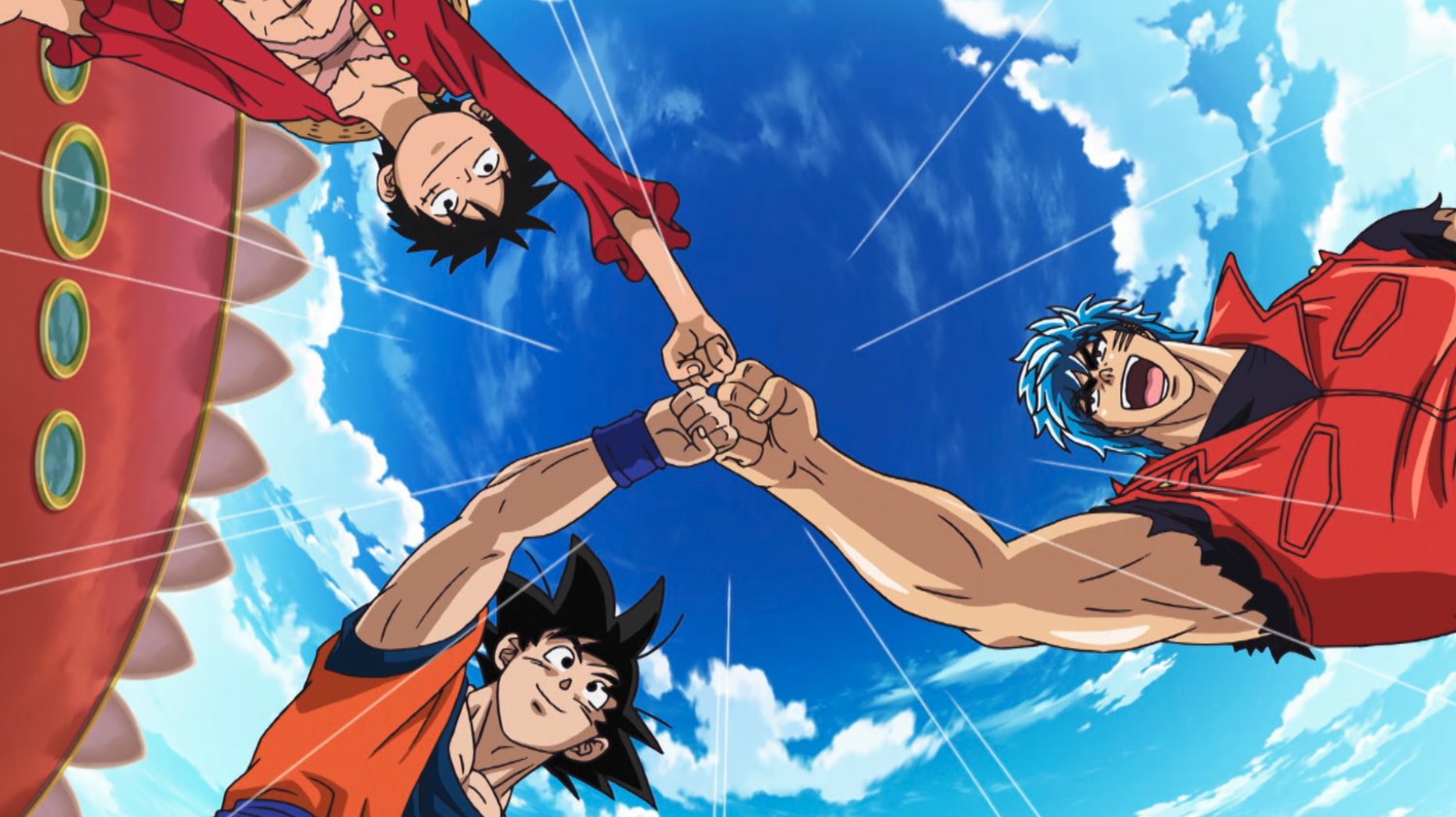 Crossover Anime One Piece, Dragon Ball, dan Toriko Tayang di Netflix