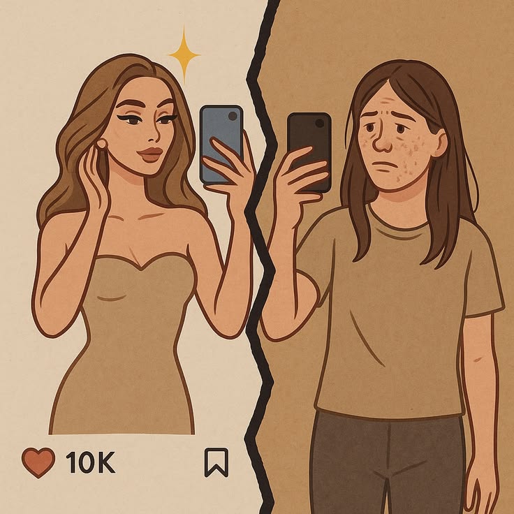 Sering Bandingkan Diri di Media Sosial, Rasa Tidak Percaya Diri Mulai Muncul pada Anak Muda