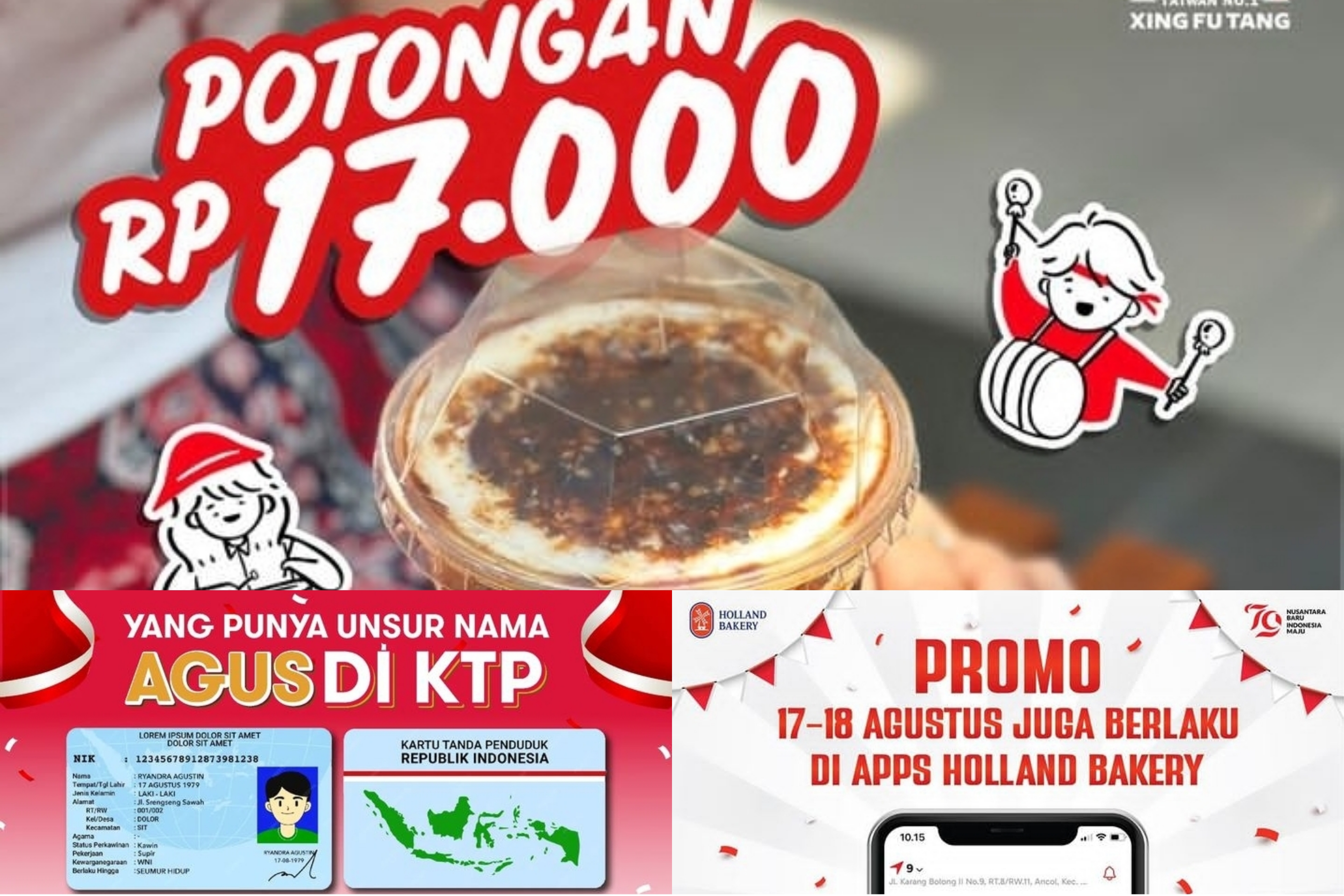 Daftar Promo Makanan dan Minuman Spesial 17 Agustus 2024, Catat Tanggalnya