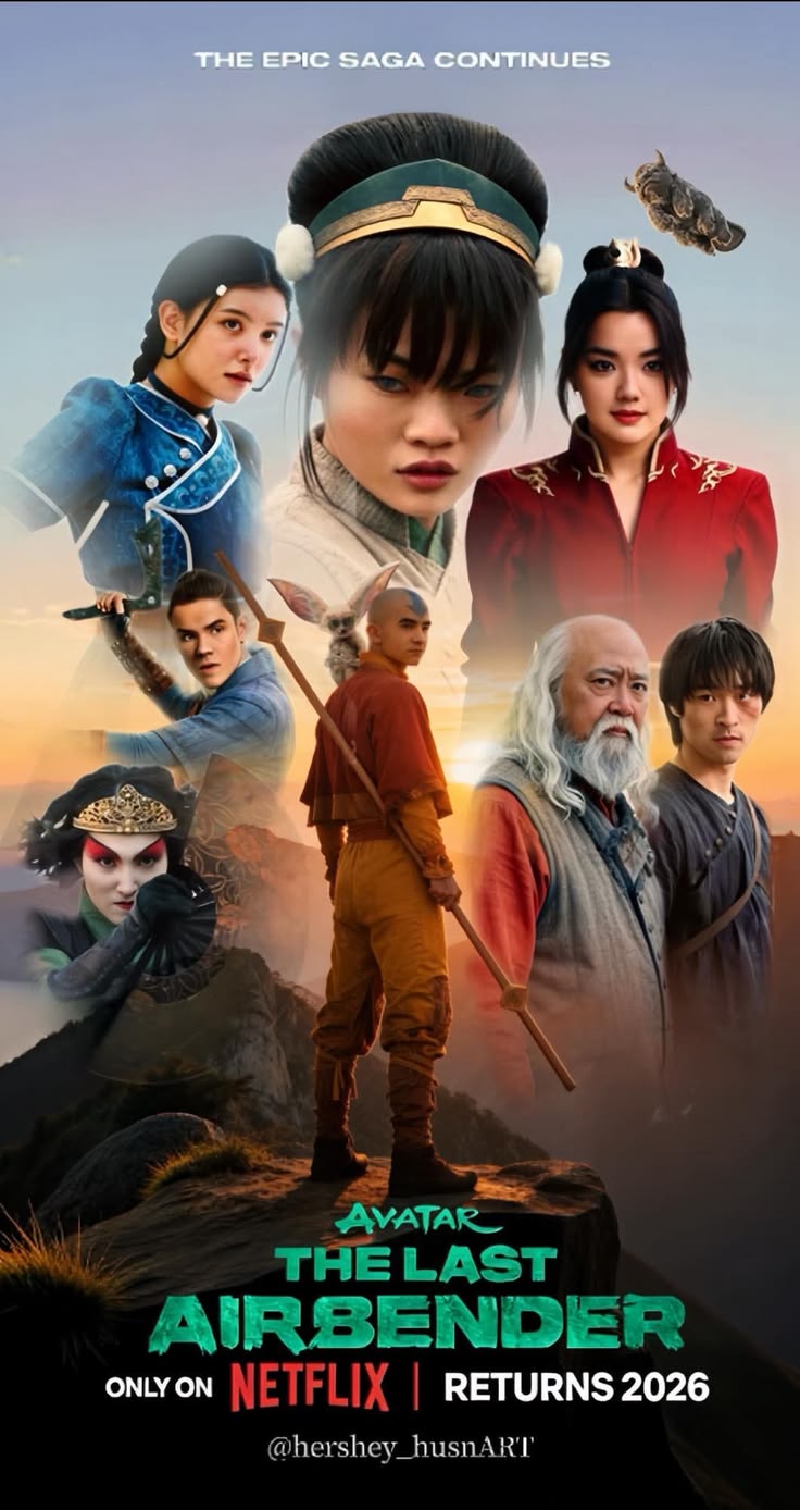 Penantian Berakhir! First Look Geng Avatar Versi Dewasa Resmi Dirilis untuk Film Animasi Terbaru 