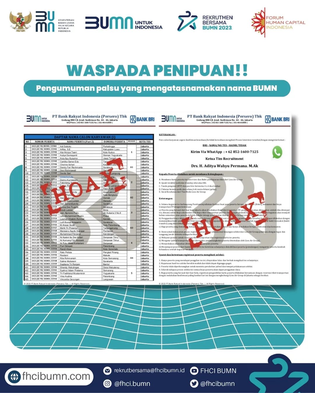 Waspada Modus Penipuan BUMN, Perhatiakan 7 Ciri ini Agar Terhindar