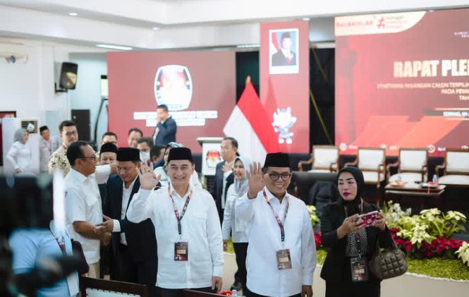 Prabowo Lantik Andra Soni, Dimyati, dan 8 Kepala Daerah di Banten