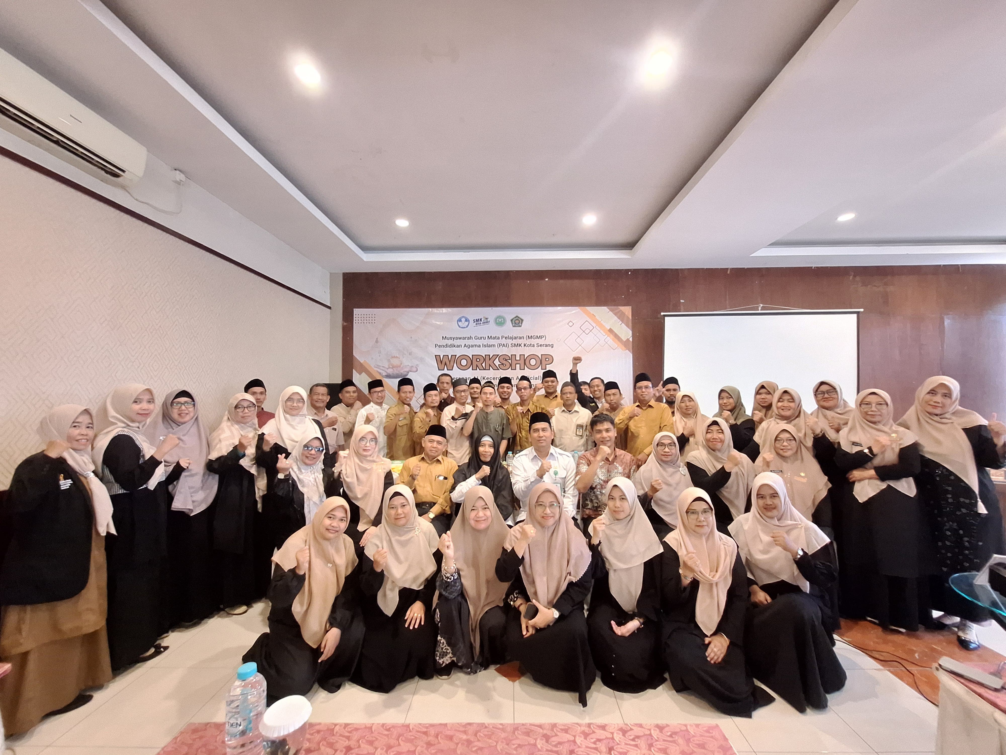MGMP PAI SMK Kota Serang Gelar Workshop Penerapan AI