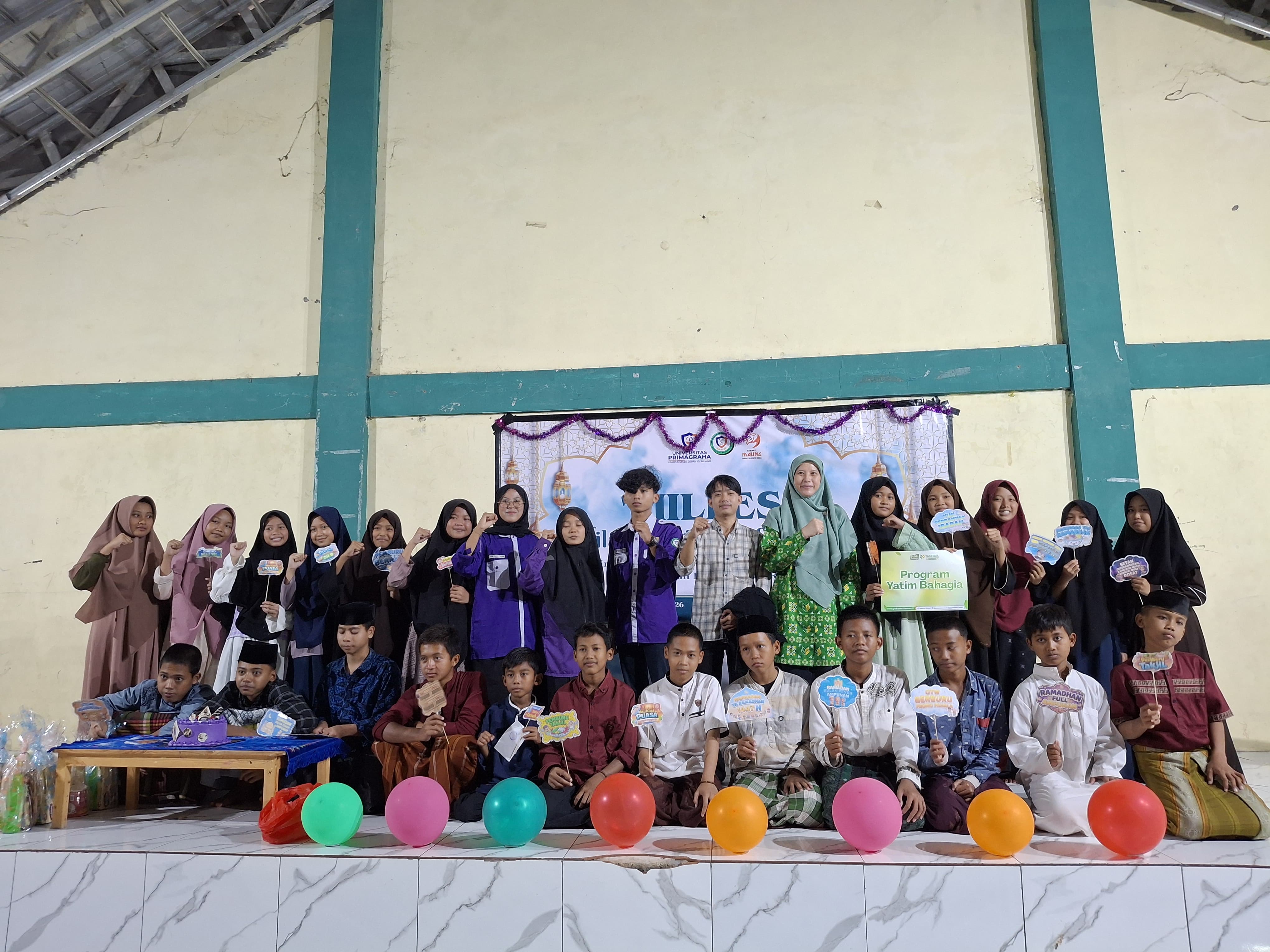HIMATIKA UPG Gelar MILFEST, Santuni 35 Anak Yatim dalam Rangka Milad ke-6