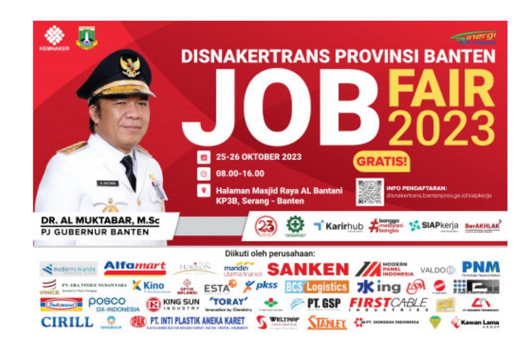Pemprov Banten Gelar Job Fair di KP3B, Ini Tanggal dan Syaratnya 
