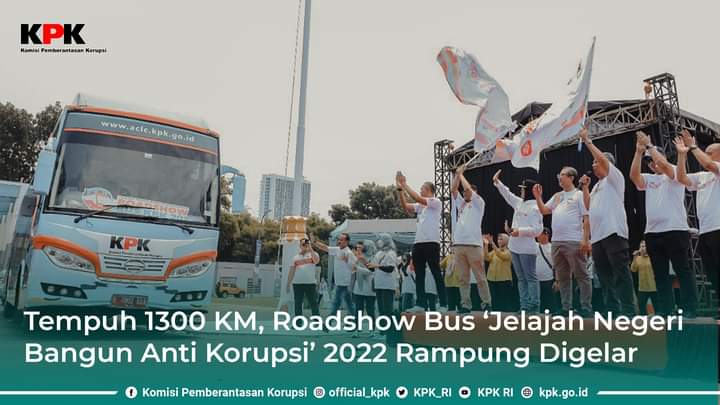 Jelajahi 9 Kota di 3 Provinsi, Bus Antikorupsi KPK Tempuh 1.300 Km 