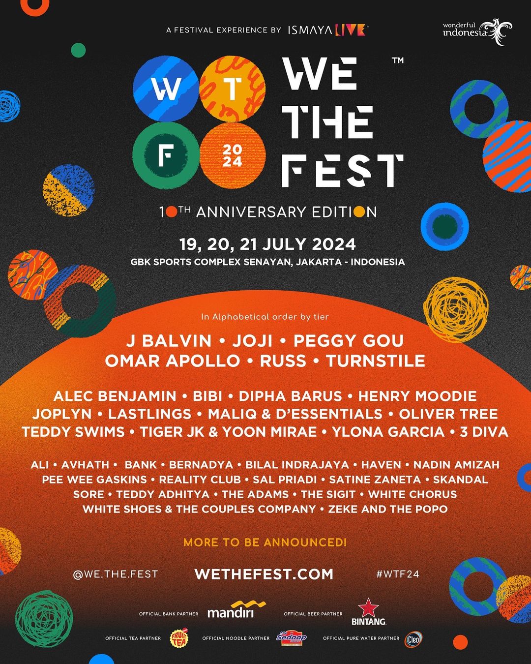 We The Fest 2024 Hadir Juli Mendatangi, Cek Harga Tiketnya Sekarang