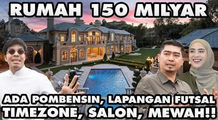 Rumah Mewah Ustad Solmed Siap Dijual 80 Miliar