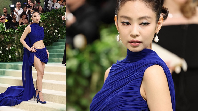 Pesona Jennie BLACKPINK Bikin Semua Orang Berdecak Kagum di Acara Met Gala 2024