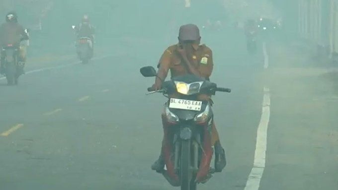 Kabut Asap Karhutla Makin Mengkhawatirkan, Kasus Gangguan Pernapasan Meningkat