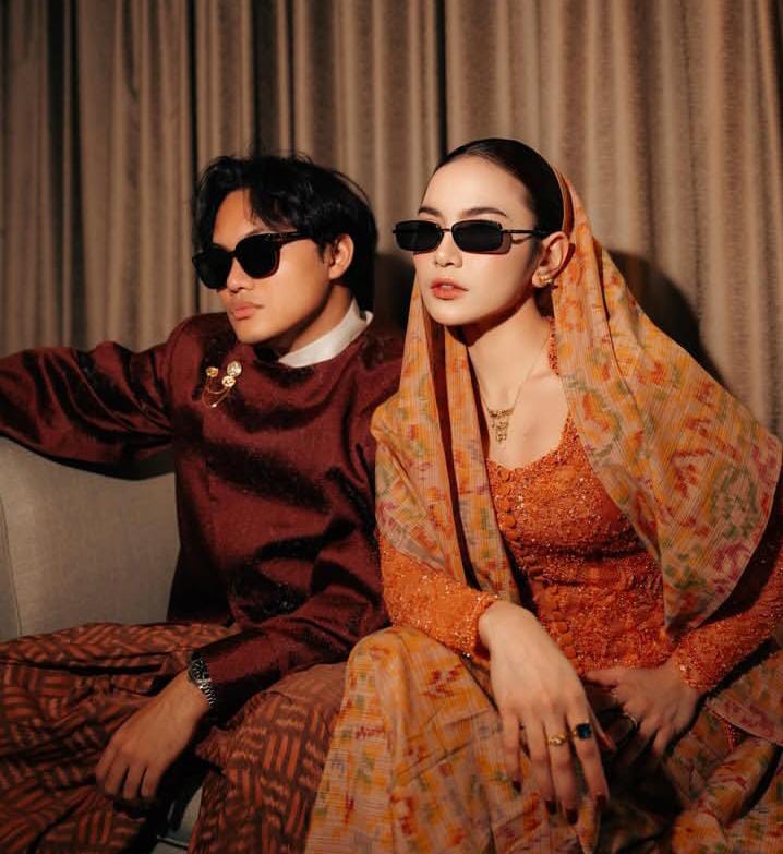 Perpaduan Budaya Bali dan Sunda Hadir dalam Gaya Lebaran Mahalini dan Rizky Febian