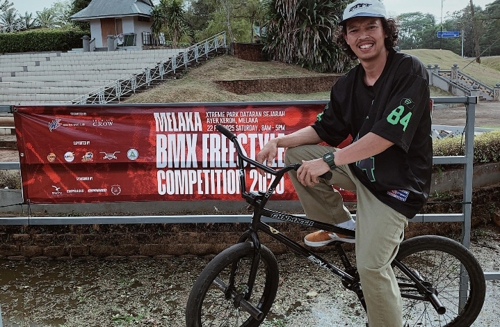 Heru Anwari Juara di Melaka BMX Freestyle Competition 2025