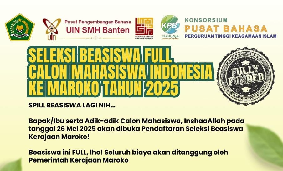 Update Beasiswa Full ke Maroko 2025 untuk S1, Cek Persyaratan dan Jadwal Lengkapnya