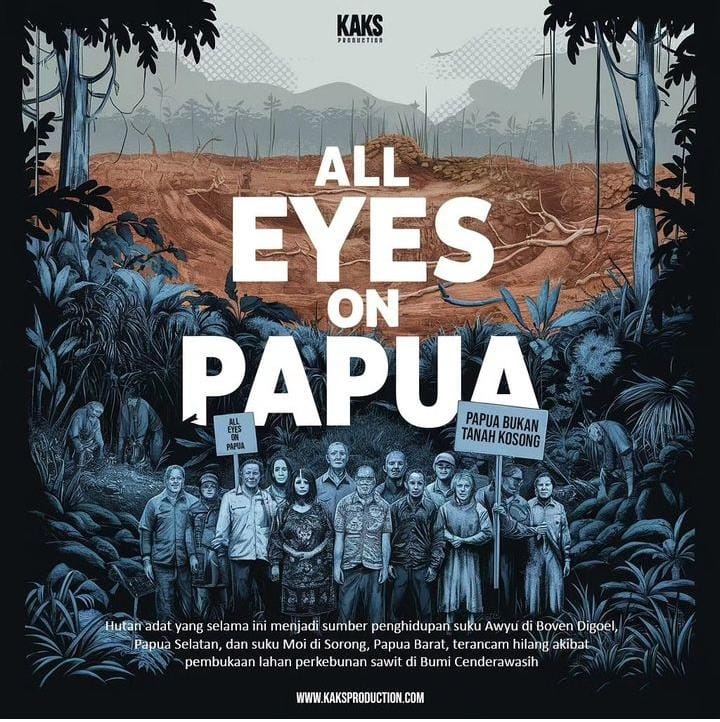 All Eyes On Papua, Perampasan Tanah Adat Demi Perkebunan Sawit