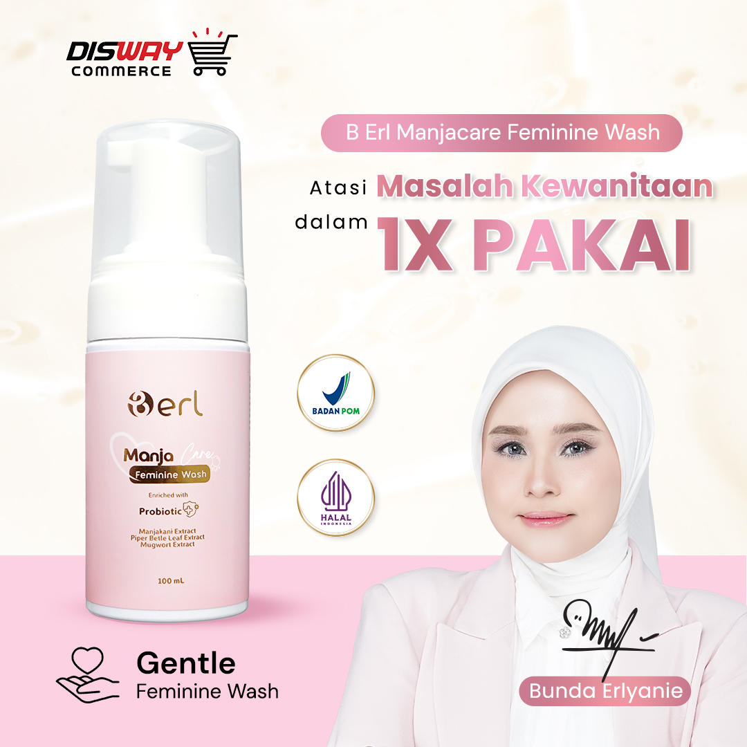 B Erl Manjacare Feminine Wash, Rahasia Area Intim kamu Tetap Sehat dan Wangi