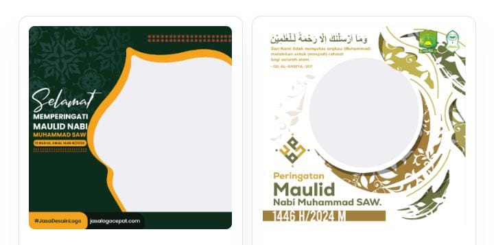 Daftar Link Twibbon Gratis Maulid Nabi 1446 Hijriyah yang Penuh Makna