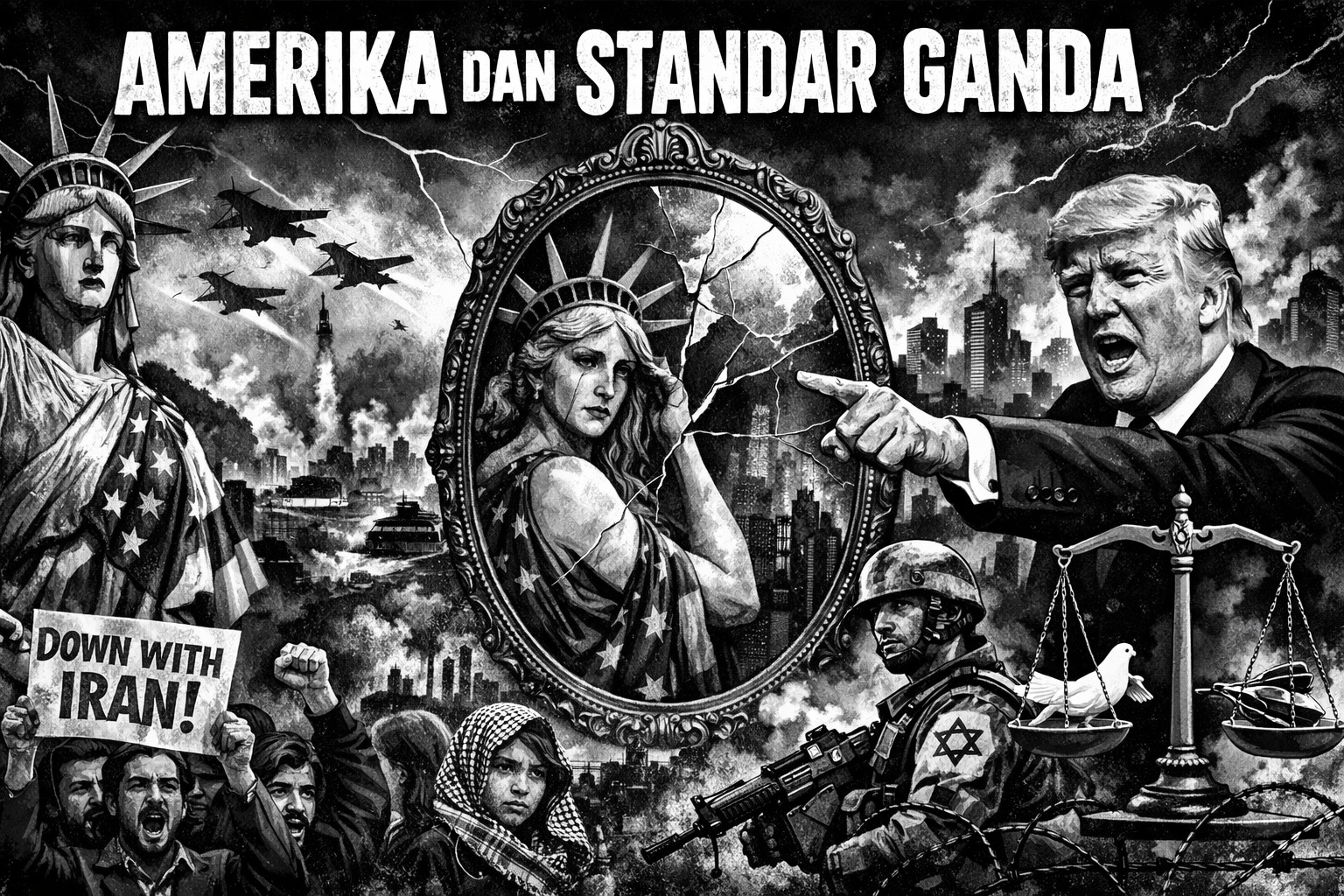 Suite Madame Blue: Amerika dan Standar Ganda
