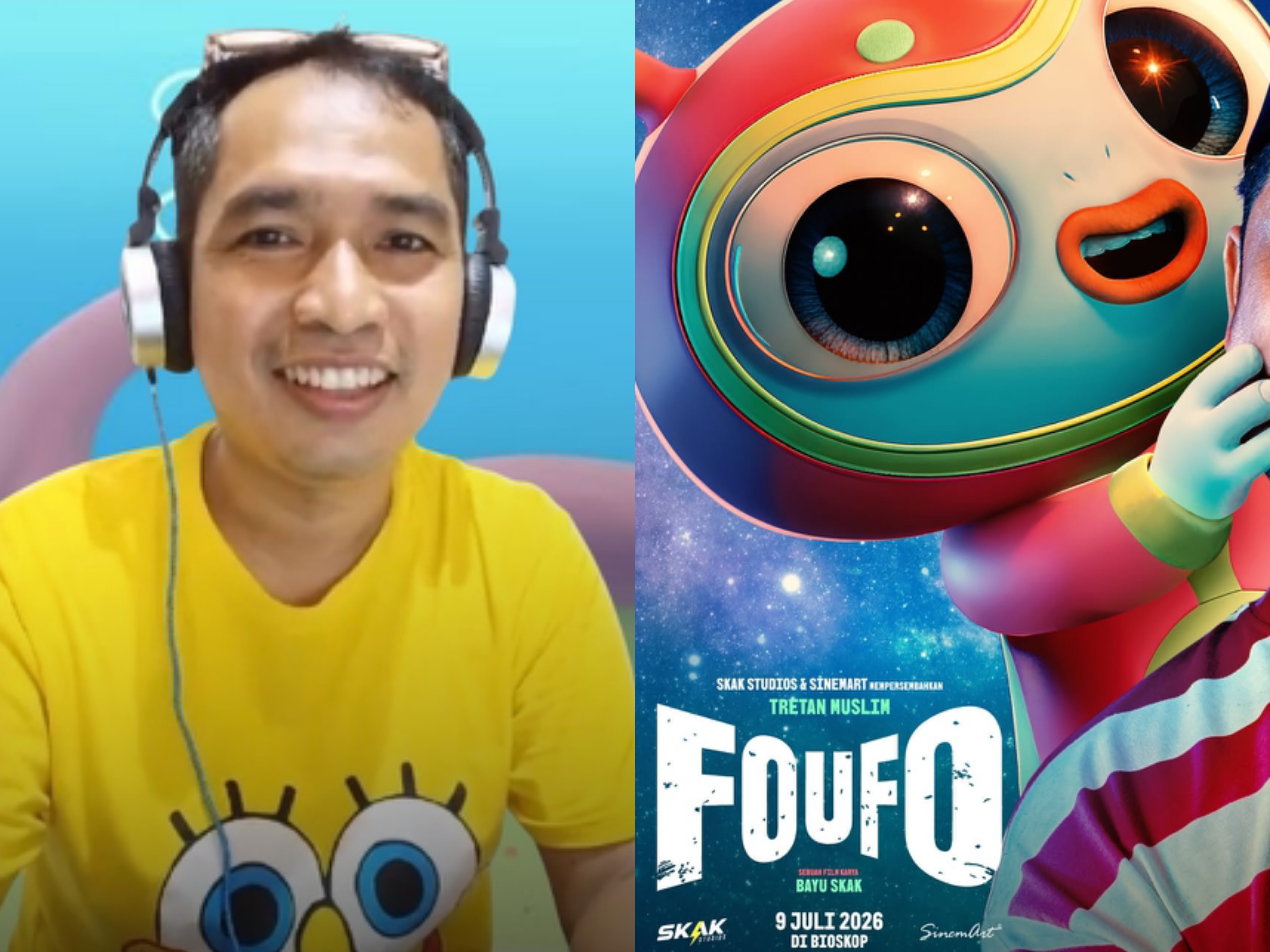 Pengisi Suara SpongeBob Jadi Alien di Film Foufo, Komedi Sci-Fi Madura Siap Tayang 9 Juli 2026