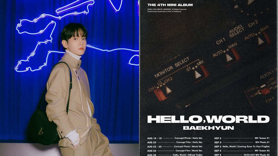 Baekhyun EXO Siap Guncang Amerika dengan Rilisan Mini Album Hello World