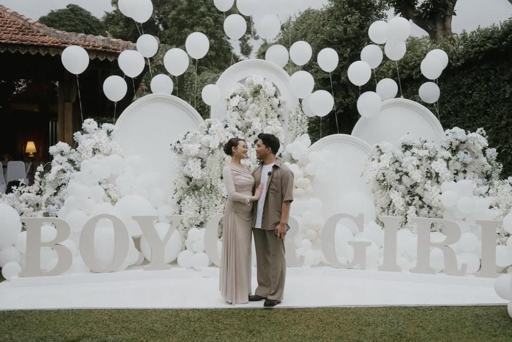 Gender Reveal Anak Thariq Halilintar dan Aaliyah Massaid, Keluarga dan Sahabat Ikut Merayakan