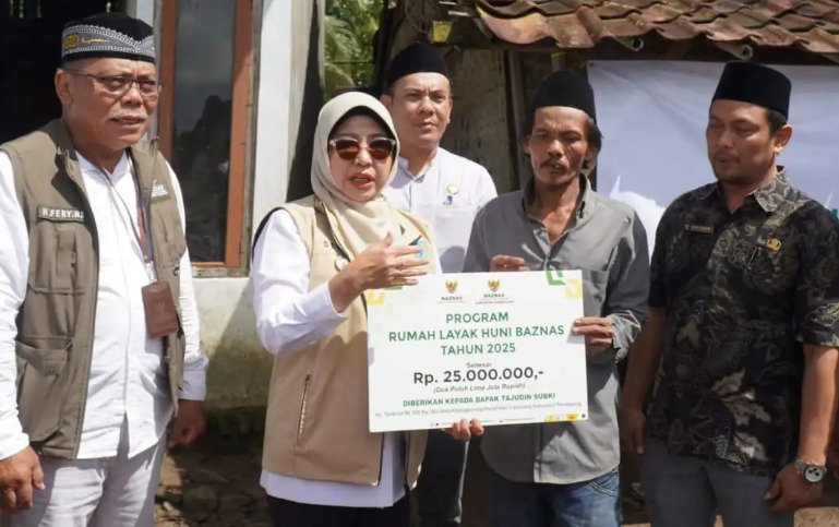 Dukung Program Bedah Rumah, Baznas RI Salurkan Bantuan 20 Warga Pandeglang