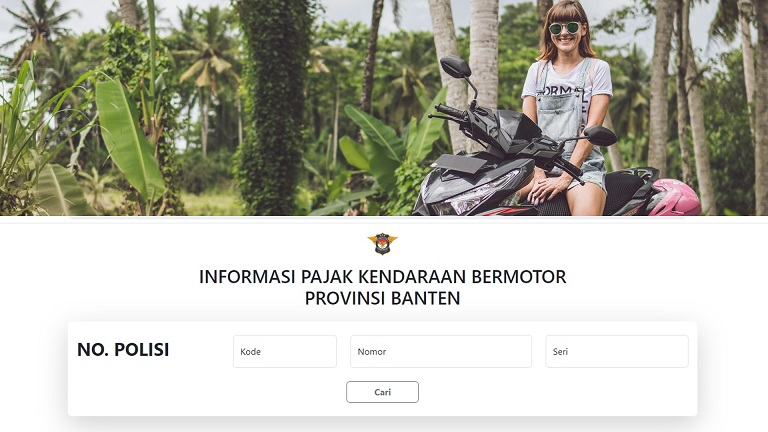 Cara Cek Pajak Kendaraan Bermotor Provinsi Banten
