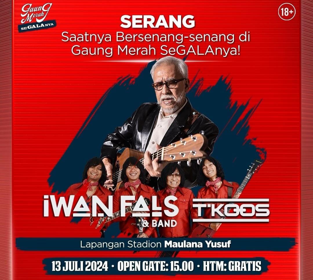 Konser Gratis Iwan Fals di Serang