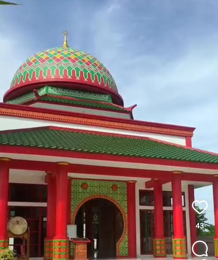 Unik, Masjid di Walantaka Kota Serang Ini Miliki Nuansa Bangunan Tionghoa