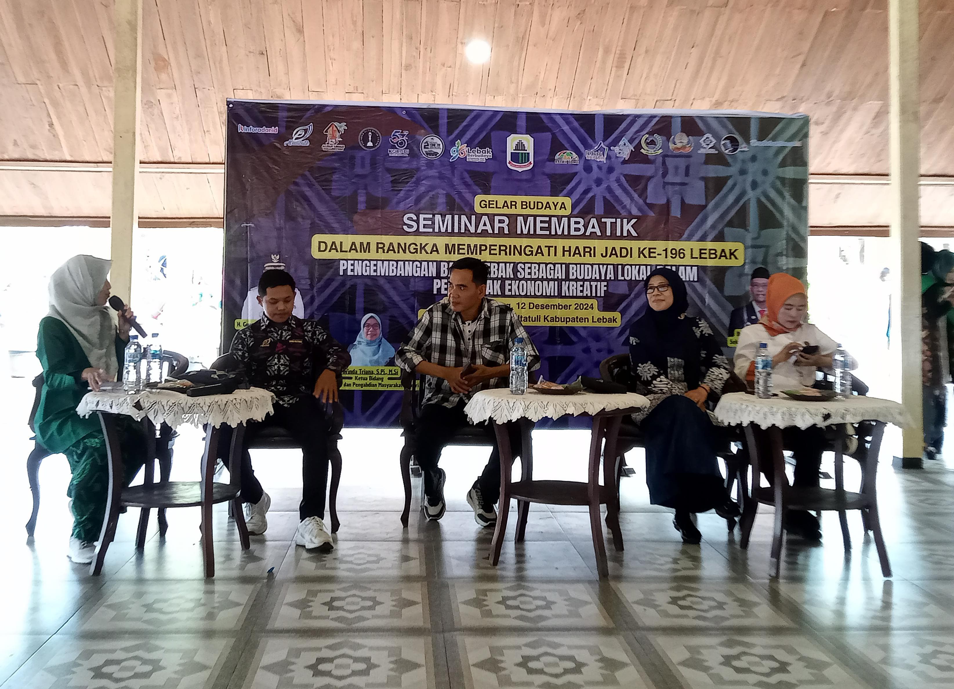 Gelar Budaya : Seminar Membatik, Ekonomi Berkelanjutan Dibidang Pemberdayaan Perempuan