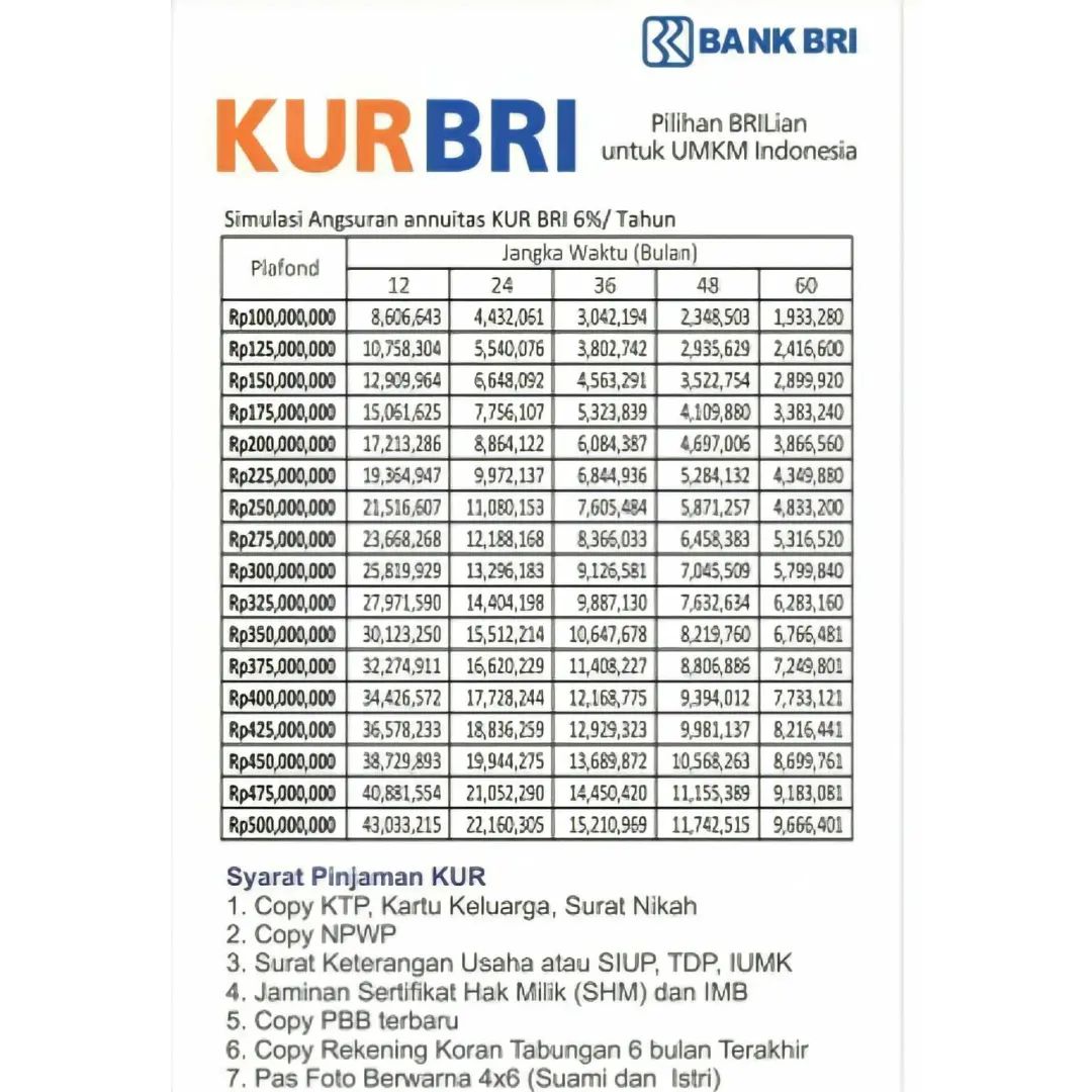 KUR BRI 2023, Solusi Tepat Bagi Kamu Yang Ingin Sukses di Tahun 2025