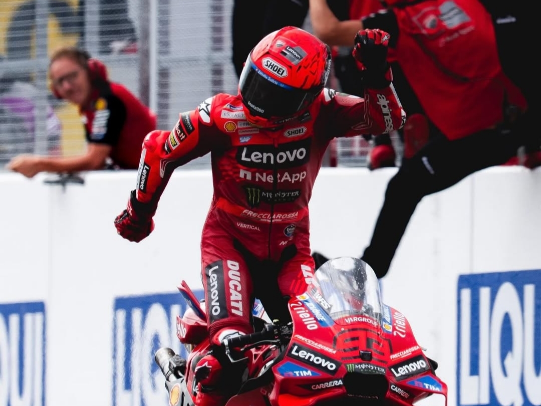 Joget Pacu Jalur kembali Viral Usai Marc Marquez Menang di MotoGP Jerman