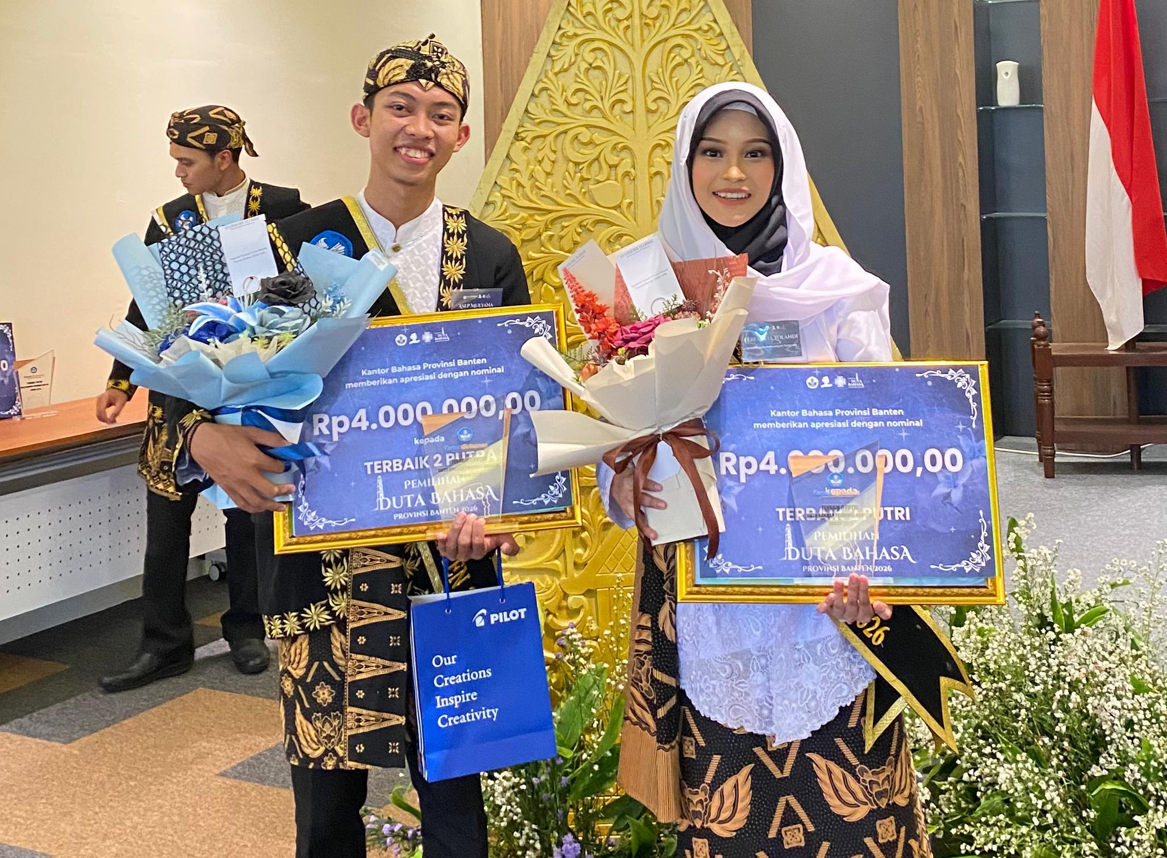 Asep Mulyana Raih Terbaik II Putra Duta Bahasa Banten 2026