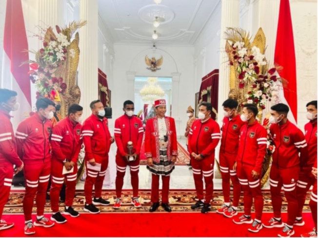 Juarai Piala AFF, Timnas U-16 Diterima Presiden di Istana Merdeka