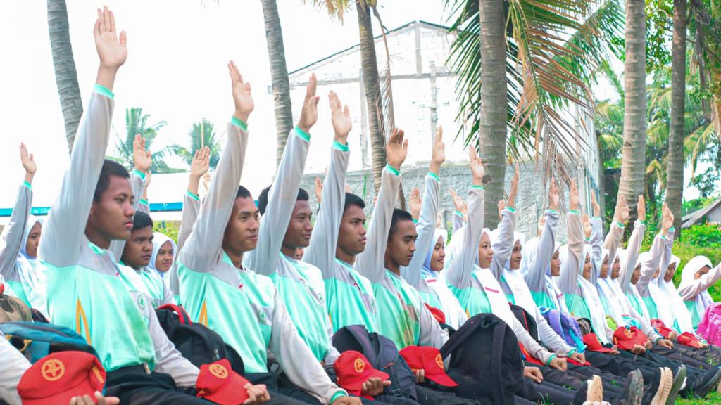 Pelatihan Unik dan Khas, Paskibra Kecamatan Cikande Terapkan Sistem Desa Bahagia Dalam Perayaan HUT RI Ke-78