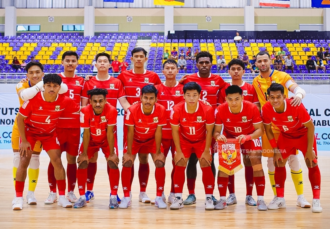 Taklukan Australia 3-2, Indonesia jadi Juara Grup B Piala AFF Futsal 2026