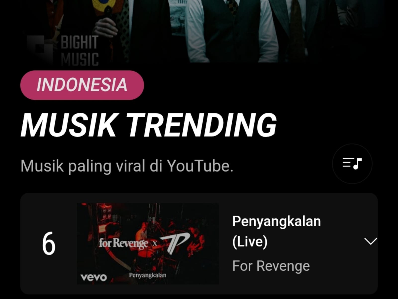 Kolaborasi For Revenge dan Tepe di BCF 2026 Tembus Jajaran Trending YouTube