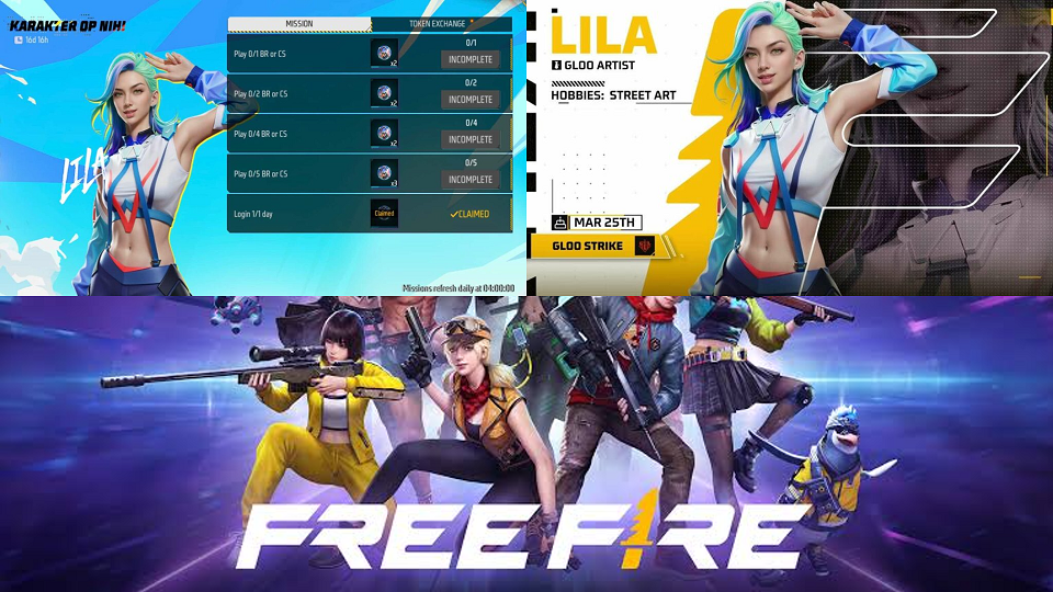 Cara Mendapatkan Lila Free Fire Gratis, Gampang Banget