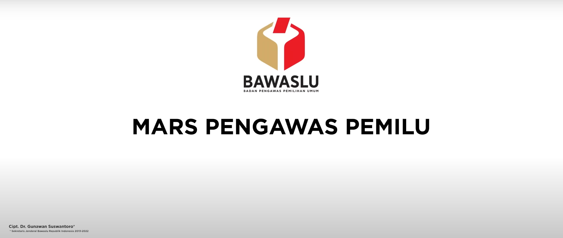 Link Download Lagu Mars Bawaslu 2024, Lengkap dengan Lirik Lagunya