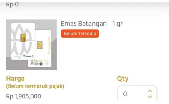 Harga Emas Antam Mei 2025 Turun, Peluang Investasi Emas