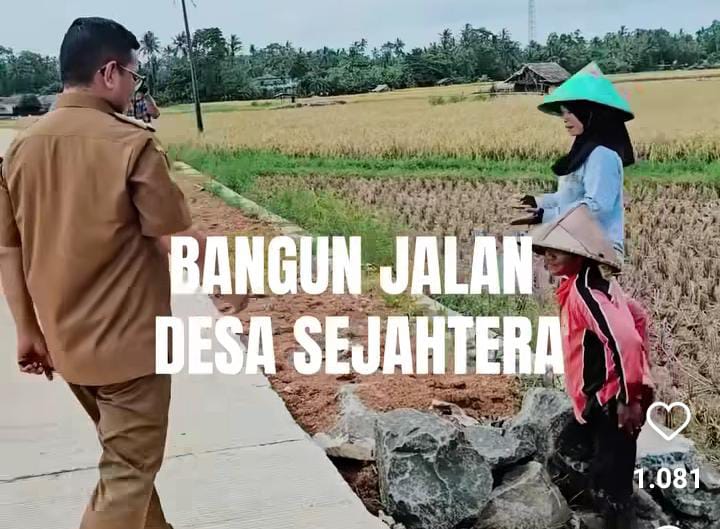 Lebak Optimalkan Program Bang Andra untuk Tingkatkan Akses Jalan Desa