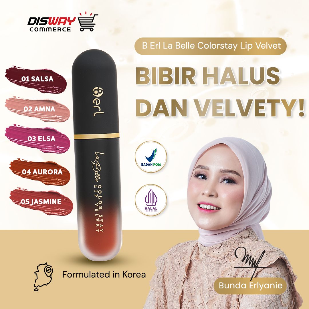Bibir Cantik Bervolume dengan Tampilan Velvet: Rahasia Makeup Hybrid ala Korea dari B Erl