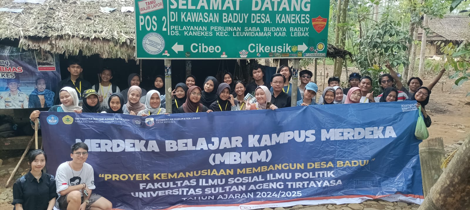 Jalankan Proyek Kemanusiaan di Desa Badui, FISIP Untirta Lakukan Kegiatan Ini