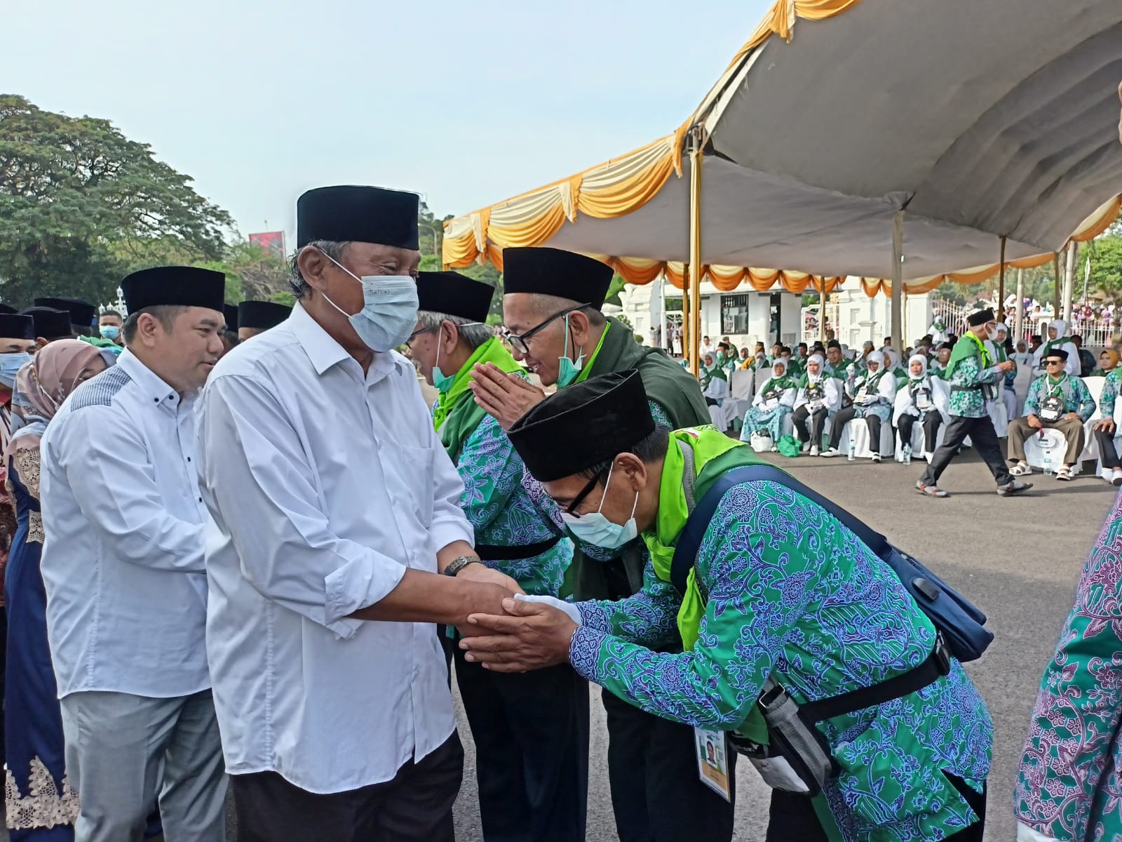 206 Jemaah Haji Asal Kabupaten Serang Dilepas di Pendopo Bupati