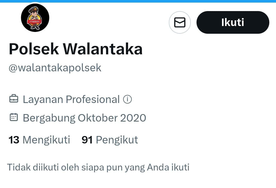 Polresta Serang Kerahkan Tim Siber, Buru Pembuat Akun Twitter Polsek Walantaka 