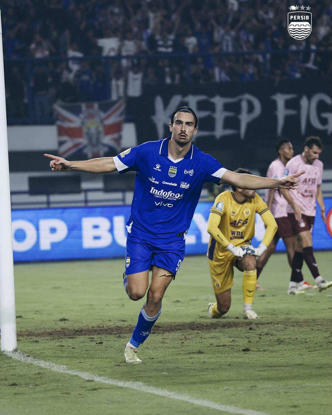 Persib Tundukkan Persik 3-0, Maung Bandung Tampil Dominan
